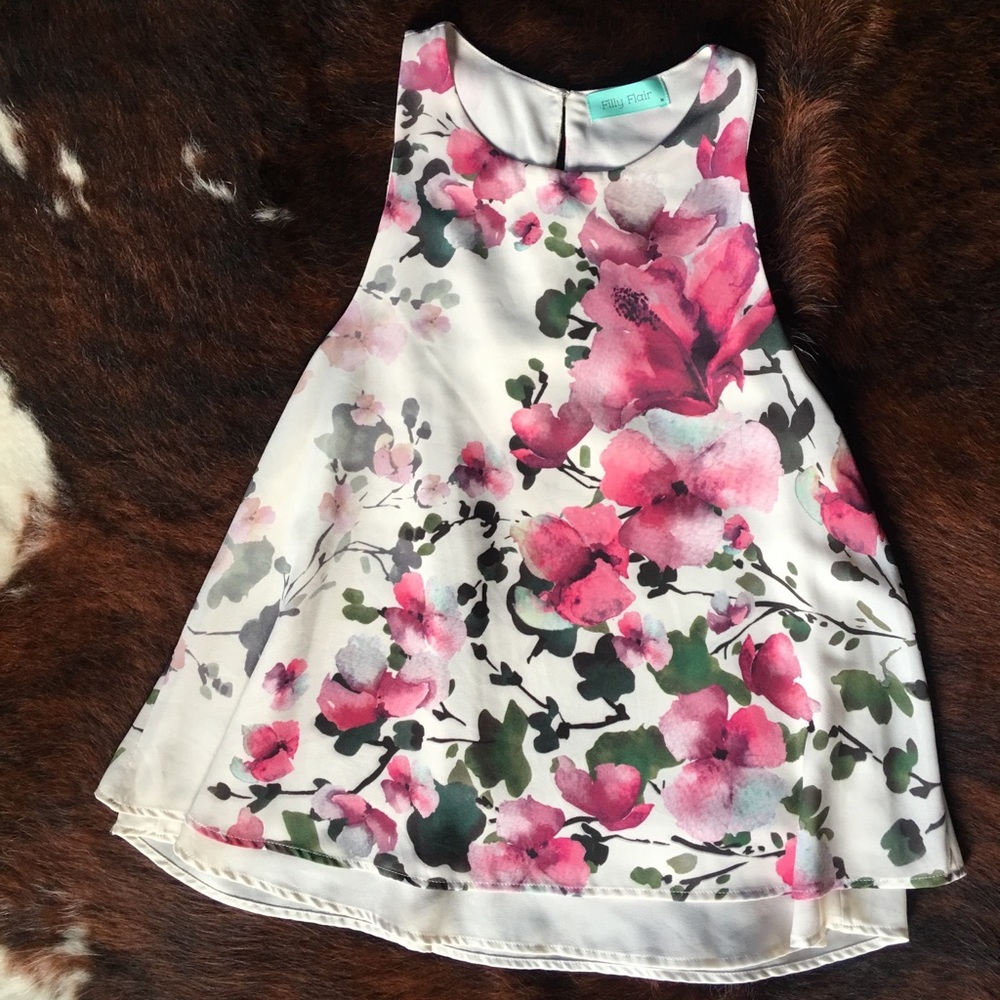 Floral tank top